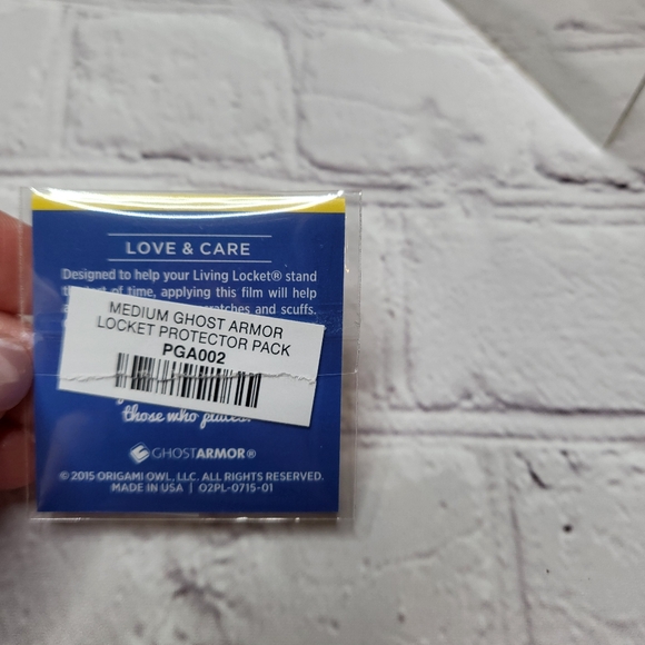 Origami Owl Silver Chain Necklace with Clip and Ghost Armor for Medium Locket - Picture 7 of 9